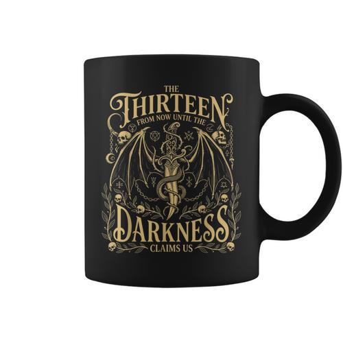 Book Lovers The Thirteen From Now Until Darkness Claims Us Graphic Print Coffee Mug - Bookorys DE