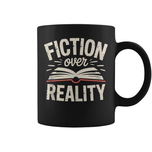 Book Nonfiction Reading Literary Apparel Fact Based Books Graphic Print Coffee Mug - Bookorys CA