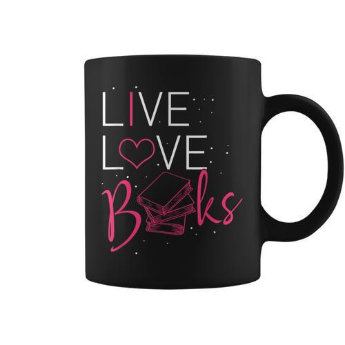 Book Reading Book Lovers Librarians Book Reading Club Graphic Print Coffee Mug - Bookorys