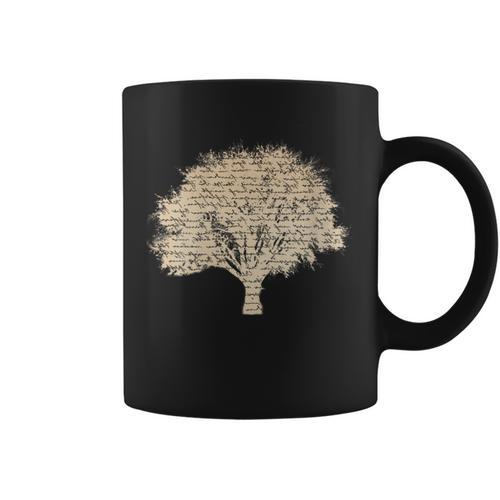 Book Tree Fantasy Graphic Print Coffee Mug - Bookorys