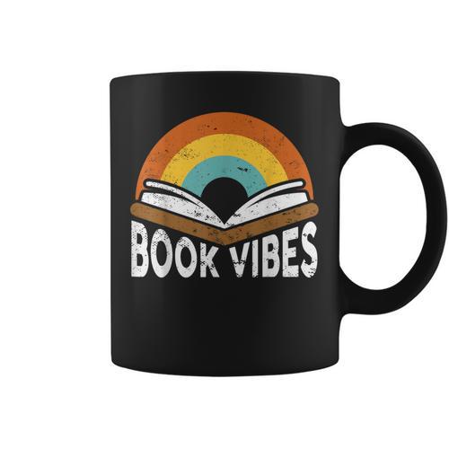 Book Vibes Bookworm Writer Graphic Print Coffee Mug - Bookorys UK