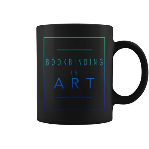 Bookbinding Is Art Books Aesthetic Hobby Graphic Print Coffee Mug - Bookorys UK