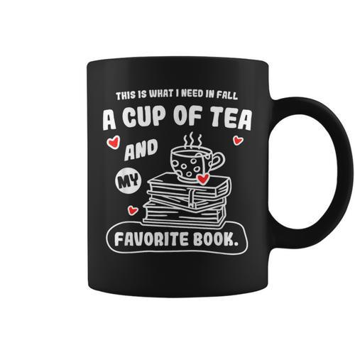 Bookish Book Worm Reading Librarian Graphic Print Coffee Mug - Bookorys