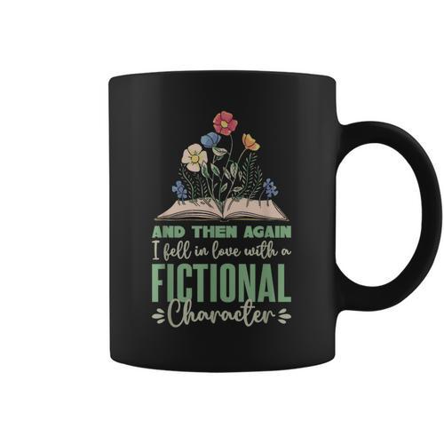 Bookish Fictional Character Book Lover Graphic Print Coffee Mug - Bookorys