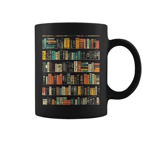Books Graphic Art Art Books Graphic Print Coffee Mug - Bookorys