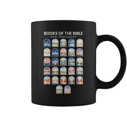 Books Of The Bible New Testament Christian Bible Reader Graphic Print Coffee Mug - Bookorys