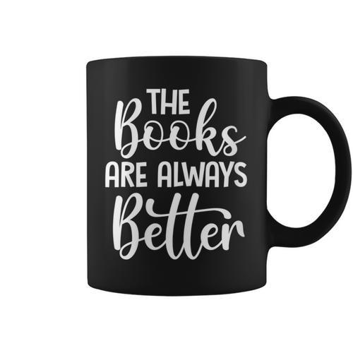 Books Book Reading Reader Bookworm Librarian Graphic Print Coffee Mug - Bookorys DE
