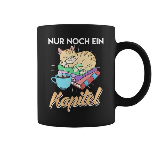 Books And Cats Saying Just One More Chapter Graphic Print Coffee Mug - Bookorys UK