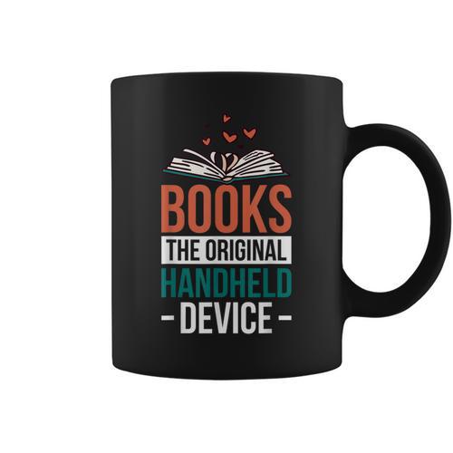 Books The Original Handheld Device Graphic Print Coffee Mug - Bookorys