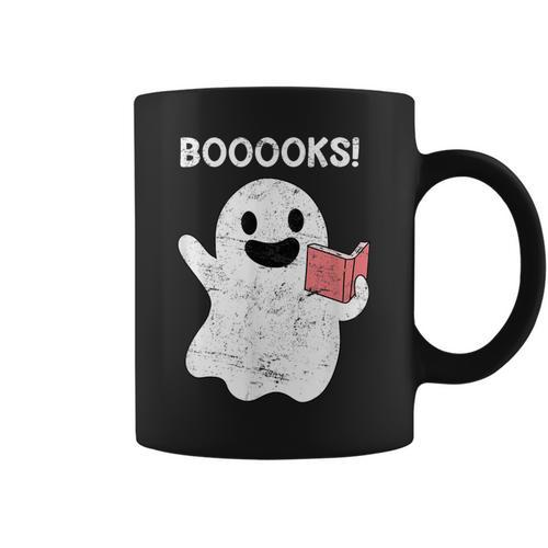 Books Spirit Books Spirit Books Ghost Graphic Print Coffee Mug - Bookorys UK
