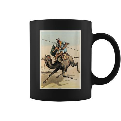 Camel Johnson's Household Book Nature African Muslim Warrior Graphic Print Coffee Mug - Bookorys UK