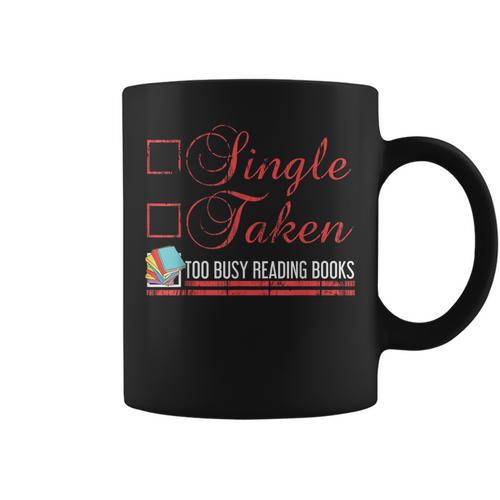 Checklist For Busy Reading Books Bookworm Graphic Print Coffee Mug - Bookorys
