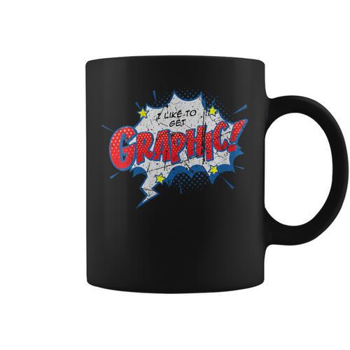 Comic Book Artist Illustrator Drawer Inker Cartoonist Manga Graphic Print Coffee Mug - Bookorys