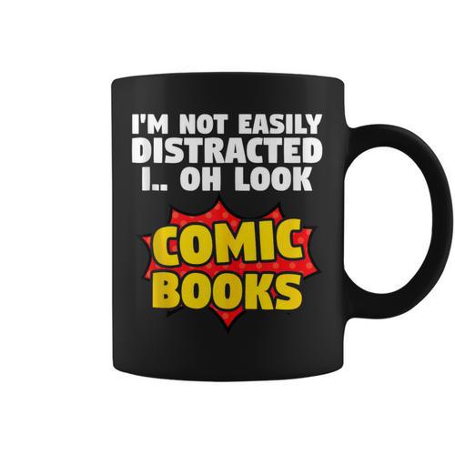 Comic Book Collector Comics Lover Comic Book Collecting Graphic Print Coffee Mug - Bookorys