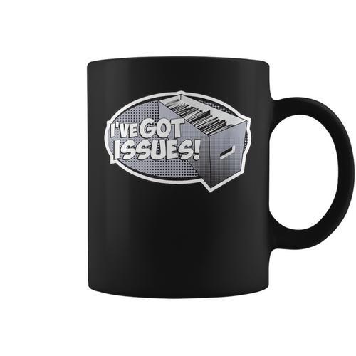 Comic Book Shirt I'Ve Got Issues Comics Lover T Shirt Graphic Print Coffee Mug - Bookorys CA