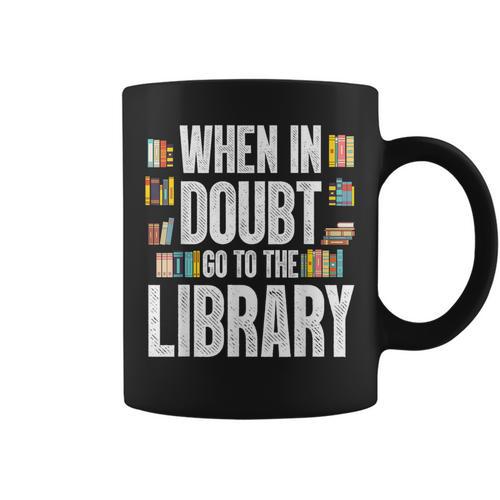 Cool Book Reader Men Women Library Themed Bookworm Librarian Graphic Print Coffee Mug - Bookorys AU