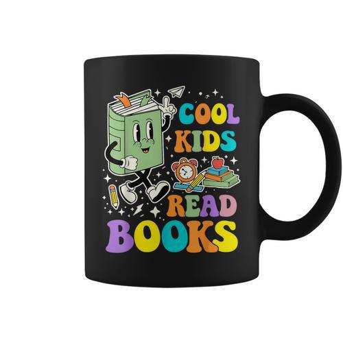 Cool Kids Read Books Teacher Bookworm Librarian Book Lover Graphic Print Coffee Mug - Bookorys UK