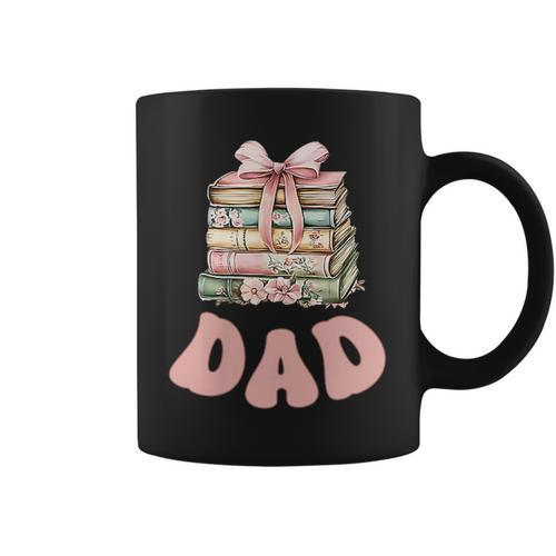 Dad Book First Chapter Birthday Family Matching Party Graphic Print Coffee Mug - Bookorys