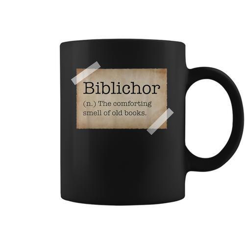Dark Academia Aesthetic Biblichor Old Vintage Books Lover Graphic Print Coffee Mug - Bookorys