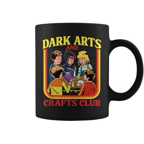 Dark Arts And Crafts Club Retro Witchy Book Cover Graphic Print Coffee Mug - Bookorys DE