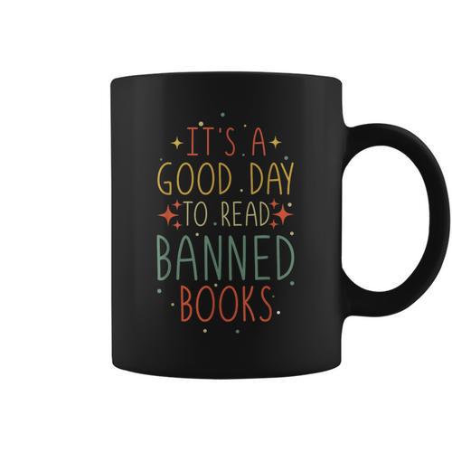A Day To Read Banned Book Book Lover Reader Read Books Graphic Print Coffee Mug - Bookorys