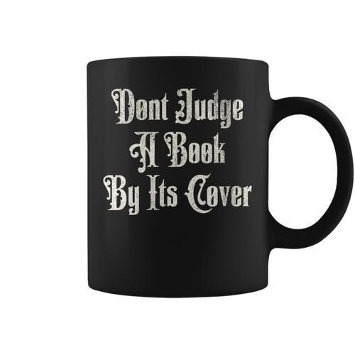 Don’t Judge a Book By Its Cover Tattoo Graphic Print Coffee Mug - Bookorys UK