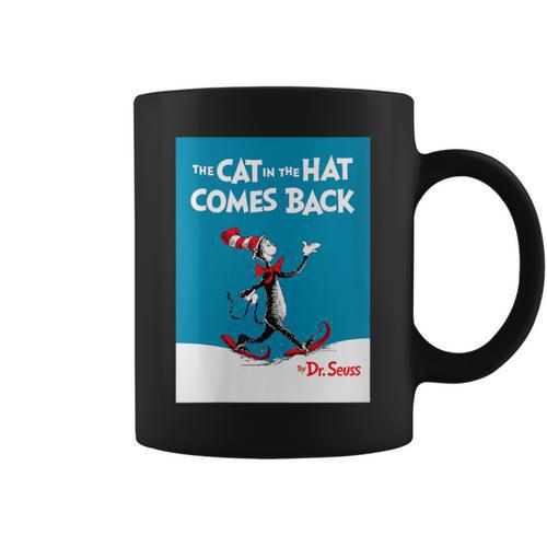 Dr Seuss The Cat In The Hat Comes Back Book Cover Graphic Print Coffee Mug - Bookorys UK