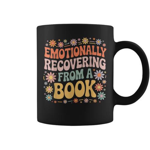 Emotionally Recovering From A Book Reading Graphic Print Coffee Mug - Bookorys