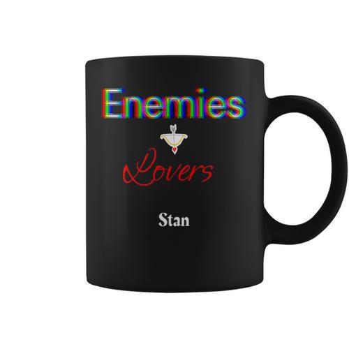 Enemies To Lovers Romance Book Booktok Bookstagram Graphic Print Coffee Mug - Bookorys