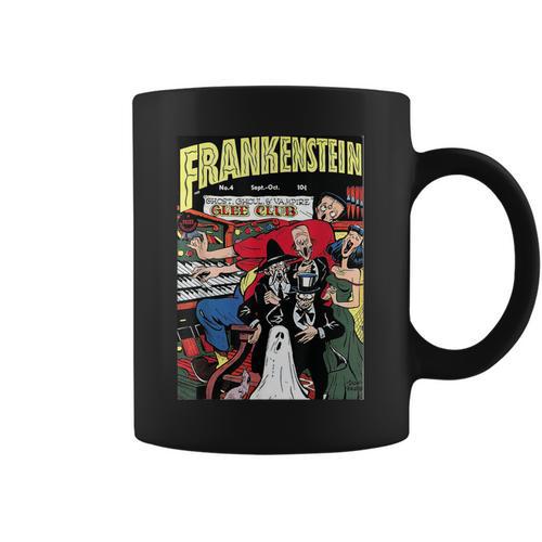 Frankenstein Halloween Horror Vintage Comic Book Retro Graphic Print Coffee Mug - Bookorys