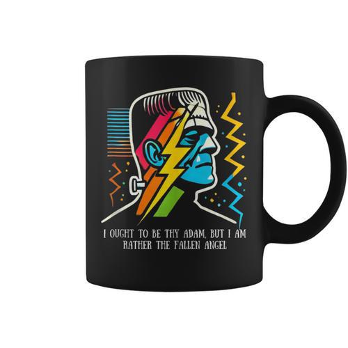 Frankenstein I Ought To Be Thy AdamFallen Angel Book Quote Graphic Print Coffee Mug - Bookorys