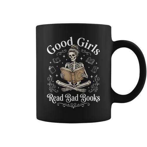 Good Girls Read Bad Books Graphic Print Coffee Mug - Bookorys DE