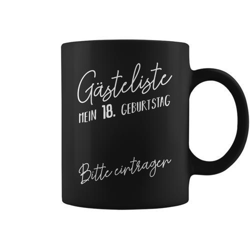 Guest Book My 18 Birthday Party Celebration Adult Graphic Print Coffee Mug - Bookorys DE