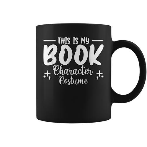 Halloween This Is My Book Character Costume Bookworm Graphic Print Coffee Mug - Bookorys