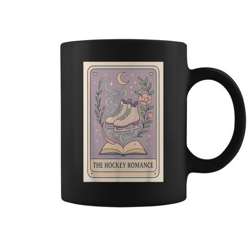 Hockey Romance Tarot Card Books Reader Cozy Reading Graphic Print Coffee Mug - Bookorys