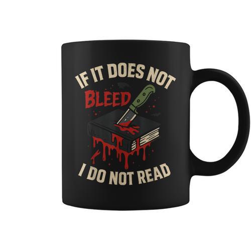 Horror Book Club Creepy Reader Gothic Fiction Thriller Fan Graphic Print Coffee Mug - Bookorys AU