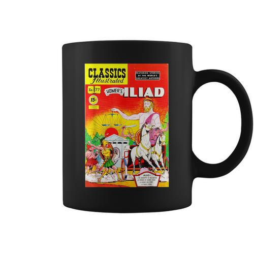 The Iliad Homer Vintage Comic Book Cover Graphic Print Coffee Mug - Bookorys