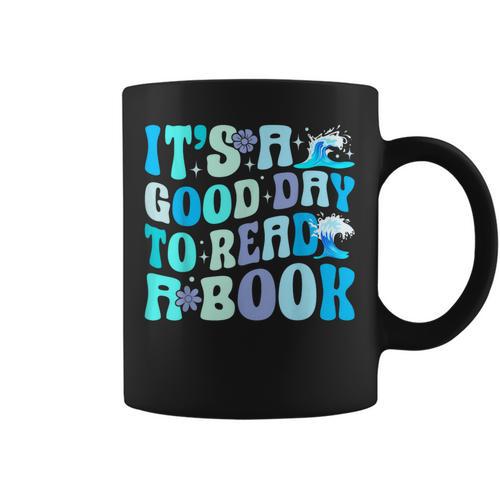 It's A Good Day To Read A Book Ocean Graphic Print Coffee Mug - Bookorys