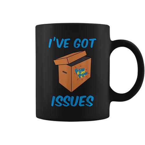 I'Ve Got Issues Comic Book Collector T Shirt Graphic Print Coffee Mug - Bookorys