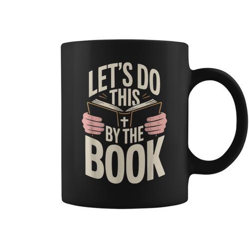 Let's Do This By The Book Graphic Print Coffee Mug - Bookorys CA