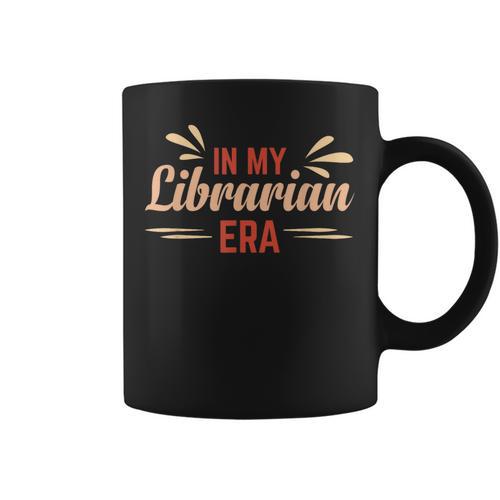 In My Librarian Era Book Lover Graphic Print Coffee Mug - Bookorys CA