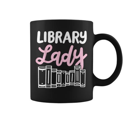 Librarian Library Books Reading Reader Graphic Print Coffee Mug - Bookorys AU