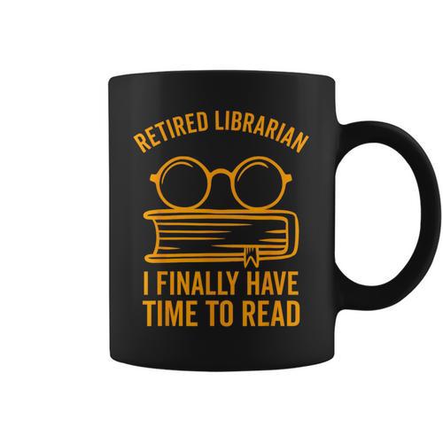 Librarian Retirement Library Books Lovers Graphic Print Coffee Mug - Bookorys