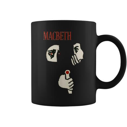 Macbeth William Shakespeare Vintage Book Cover Graphic Print Coffee Mug - Bookorys DE