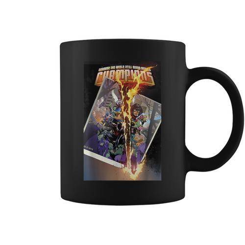 Marvel Comixology Champions Unlimited Comic Book Cover Graphic Print Coffee Mug - Bookorys