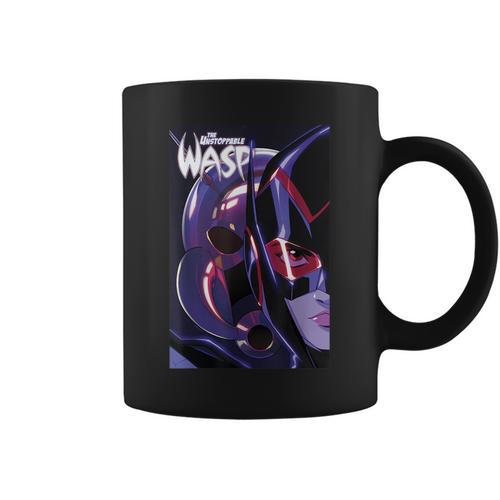 Marvel Comixology Wasp The Attack Of AIM Comic Book Cover Graphic Print Coffee Mug - Bookorys CA