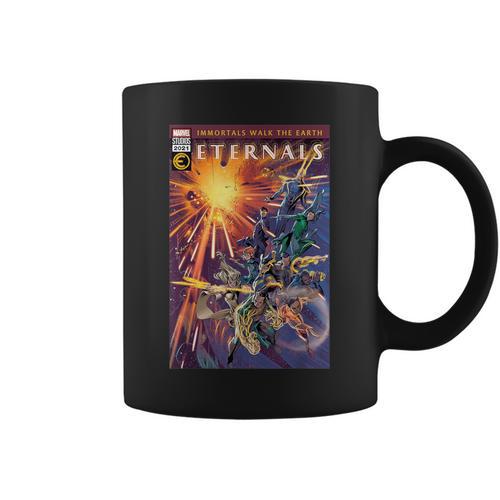 Marvel Eternals Comic Book Cover Immortals Walk The Earth Graphic Print Coffee Mug - Bookorys UK