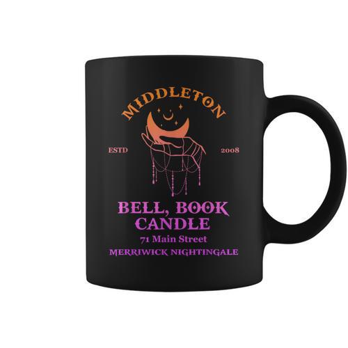 Middleton Bell Book & Candle Graphic Print Coffee Mug - Bookorys AU
