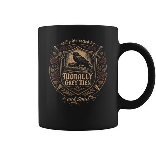 Morally Grey Men Reader Dark Romance Book Lover Graphic Print Coffee Mug - Bookorys CA