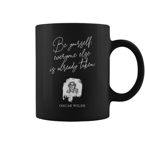 Oscar Wilde Quote – Literary For Book Fans And Writers Graphic Print Coffee Mug - Bookorys
